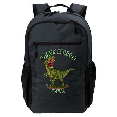 Daddysaurus Rex Funny Fathers Day Dinosaur Novelty Gift Daily Commute Backpack