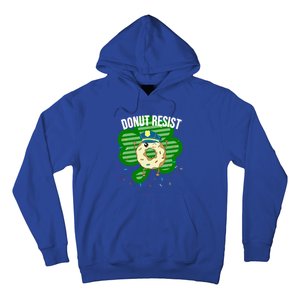 Donut Resist Funny Police Officer Irish St Patricks Day Meme Gift Hoodie