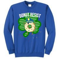 Donut Resist Funny Police Officer Irish St Patricks Day Meme Gift Sweatshirt