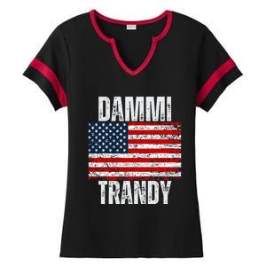 Dammit Randy Funny Ladies Halftime Notch Neck Tee