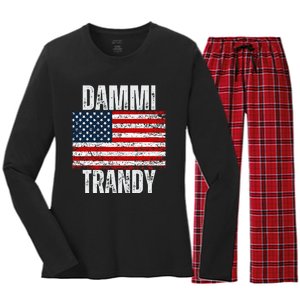 Dammit Randy Funny Women's Long Sleeve Flannel Pajama Set 