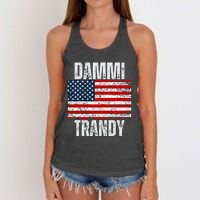 Dammit Randy Funny Women's Knotted Racerback Tank