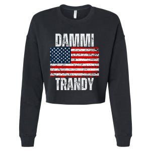 Dammit Randy Funny Cropped Pullover Crew