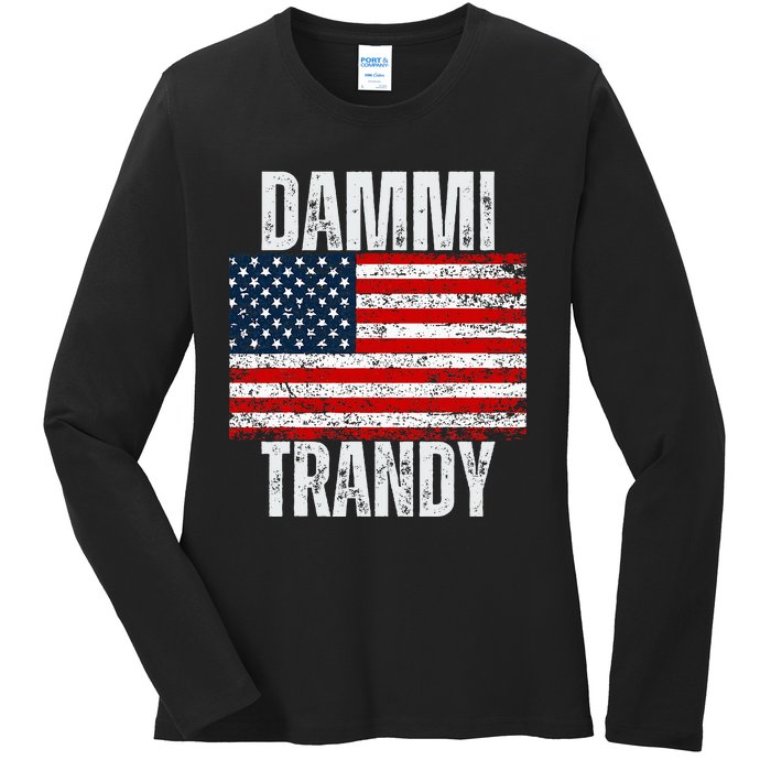 Dammit Randy Funny Ladies Long Sleeve Shirt