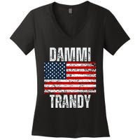 Dammit Randy Funny Women's V-Neck T-Shirt