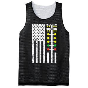 Drag Racing Flag American Drag Race Track Strip Light Tree Mesh Reversible Basketball Jersey Tank