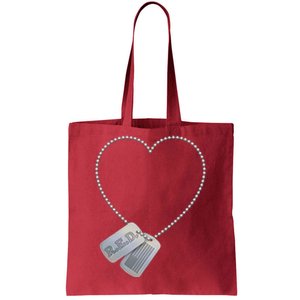 Distressed R.E.D. Friday Remember Everyone Deployed Tote Bag