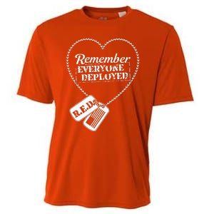 Distressed R.E.D. Friday Remember Everyone Deployed Cooling Performance Crew T-Shirt