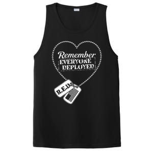 Distressed R.E.D. Friday Remember Everyone Deployed PosiCharge Competitor Tank