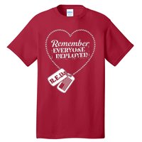 Distressed R.E.D. Friday Remember Everyone Deployed Tall T-Shirt