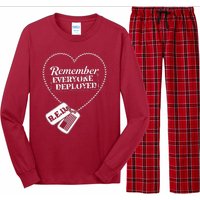 Distressed R.E.D. Friday Remember Everyone Deployed Long Sleeve Pajama Set