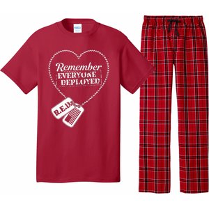 Distressed R.E.D. Friday Remember Everyone Deployed Pajama Set