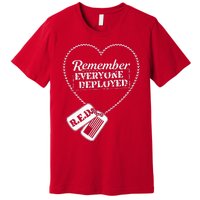 Distressed R.E.D. Friday Remember Everyone Deployed Premium T-Shirt