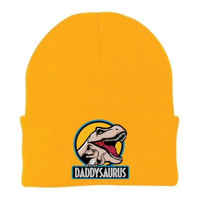 Daddysaurus Rex Fathers Day Knit Cap Winter Beanie