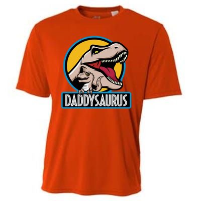 Daddysaurus Rex Fathers Day Cooling Performance Crew T-Shirt