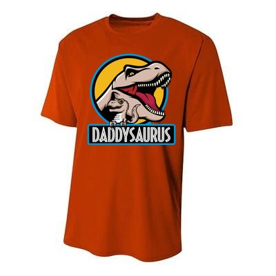 Daddysaurus Rex Fathers Day Performance Sprint T-Shirt