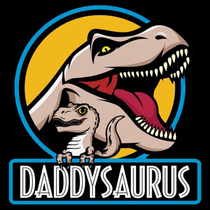 Daddysaurus Rex Fathers Day Button