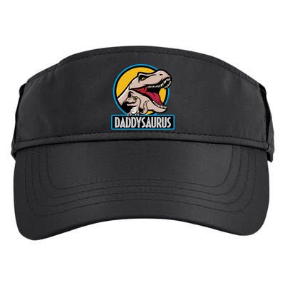 Daddysaurus Rex Fathers Day Adult Drive Performance Visor
