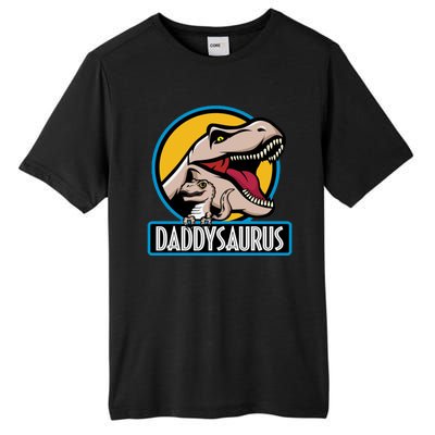 Daddysaurus Rex Fathers Day Tall Fusion ChromaSoft Performance T-Shirt