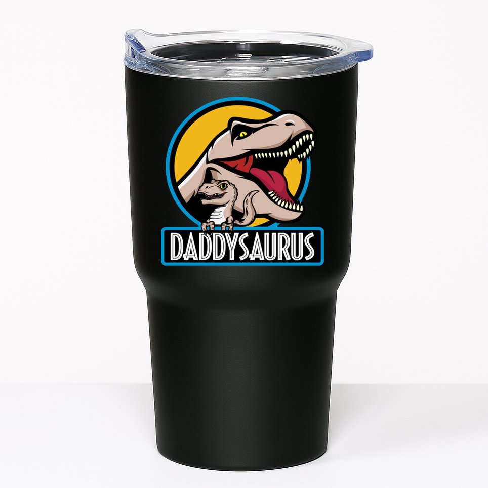 Daddysaurus Rex Fathers Day Tumbler