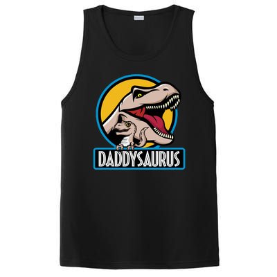 Daddysaurus Rex Fathers Day PosiCharge Competitor Tank