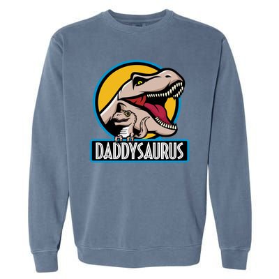 Daddysaurus Rex Fathers Day Garment-Dyed Sweatshirt