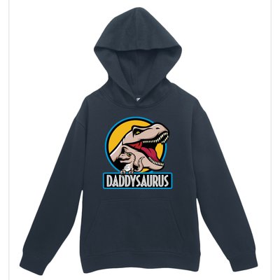 Daddysaurus Rex Fathers Day Urban Pullover Hoodie