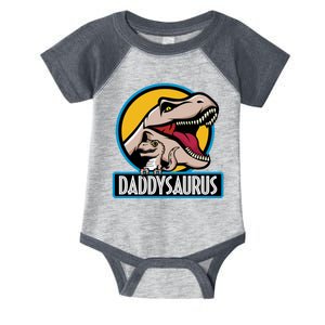 Daddysaurus Rex Fathers Day Infant Baby Jersey Bodysuit