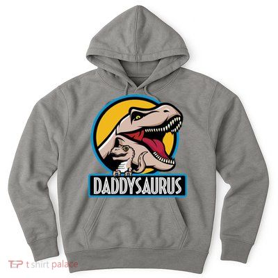 Daddysaurus Rex Fathers Day Hoodie