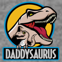 Daddysaurus Rex Fathers Day Hoodie