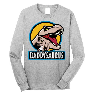 Daddysaurus Rex Fathers Day Long Sleeve Shirt