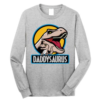 Daddysaurus Rex Fathers Day Long Sleeve Shirt