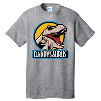 Daddysaurus Rex Fathers Day Tall T-Shirt