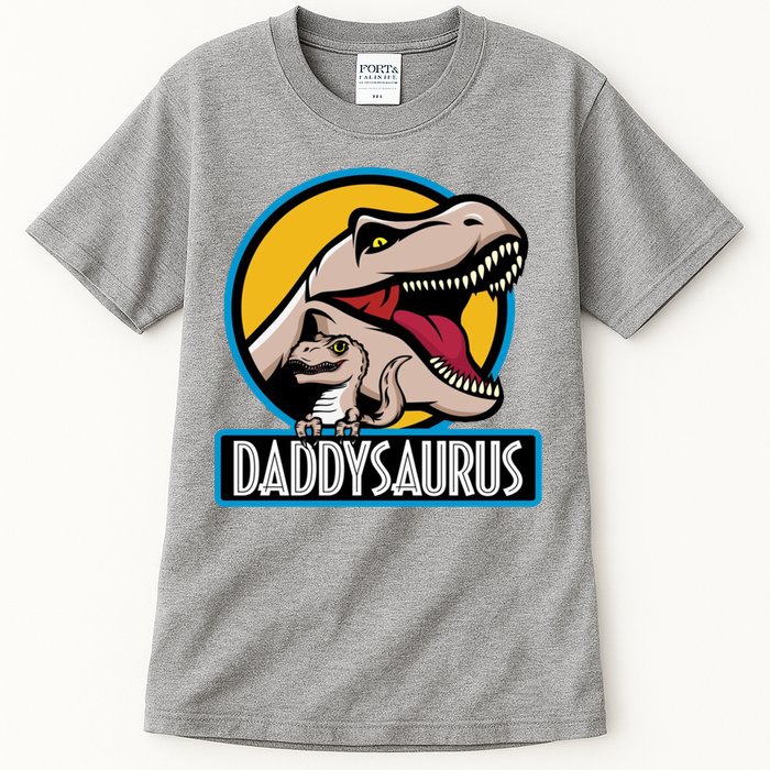 Daddysaurus Rex Fathers Day Tall T-Shirt