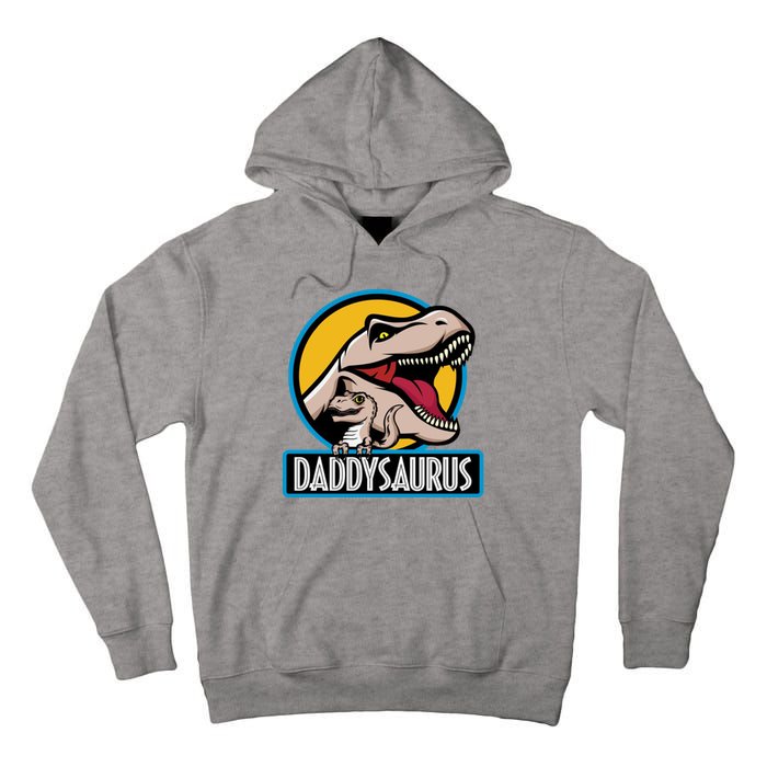 Daddysaurus Rex Fathers Day Tall Hoodie