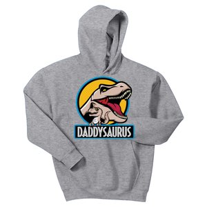 Daddysaurus Rex Fathers Day Kids Hoodie