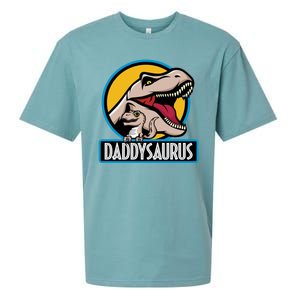 Daddysaurus Rex Fathers Day Sueded Cloud Jersey T-Shirt