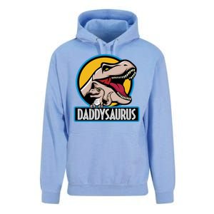 Daddysaurus Rex Fathers Day Unisex Surf Hoodie