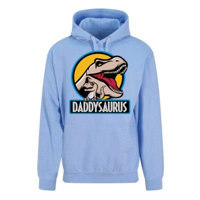 Daddysaurus Rex Fathers Day Unisex Surf Hoodie