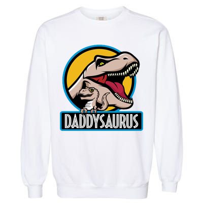 Daddysaurus Rex Fathers Day Garment-Dyed Sweatshirt