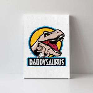 Daddysaurus Rex Fathers Day Canvas