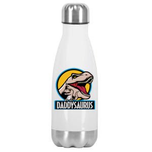 Daddysaurus Rex Fathers Day Stainless Steel Insulated Water Bottle