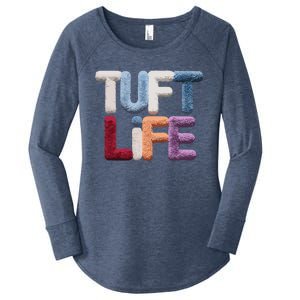 Diy Rug Funny Rug Tufting Women's Perfect Tri Tunic Long Sleeve Shirt