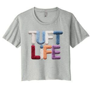 Diy Rug Funny Rug Tufting Women's Crop Top Tee