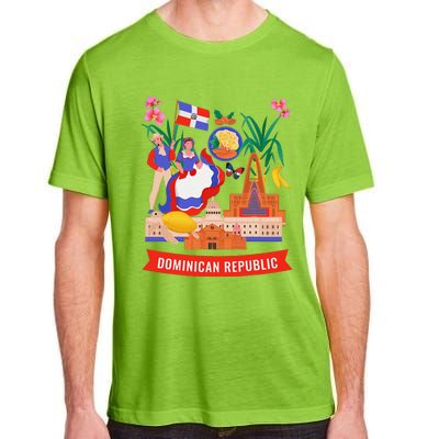 Dominican Republic Fancy Dress Ideas For Dominican Adult ChromaSoft Performance T-Shirt