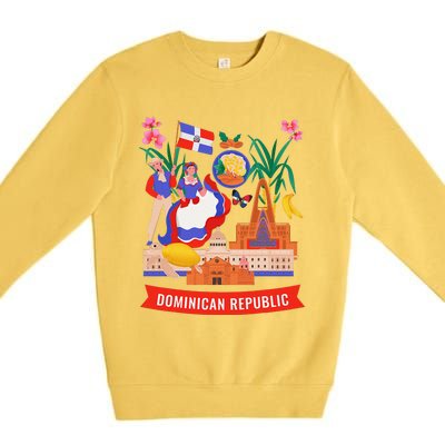 Dominican Republic Fancy Dress Ideas For Dominican Premium Crewneck Sweatshirt