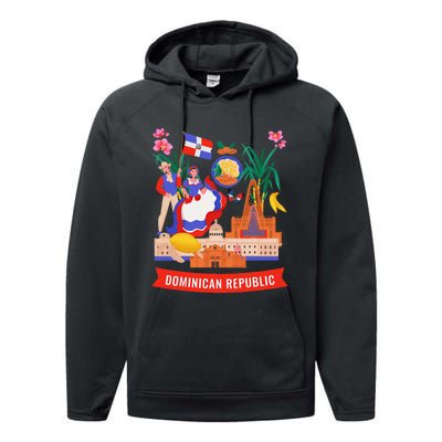 Dominican Republic Fancy Dress Ideas For Dominican Performance Fleece Hoodie