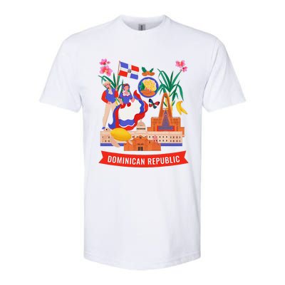 Dominican Republic Fancy Dress Ideas For Dominican Softstyle CVC T-Shirt