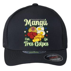 Dominican Republic Favorite Food Mangú Con Los Tres Golpes Flexfit Unipanel Trucker Cap