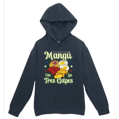 Dominican Republic Favorite Food Mangú Con Los Tres Golpes Urban Pullover Hoodie